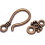 Inchizatoare carlig, cupru, 24x11 mm