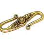 Inchizatoare carlig, auriu antichizat, 31x12 mm