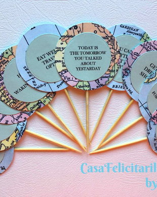 Toppers tematica travel