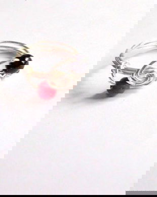 inel cu howlite si onix 36487