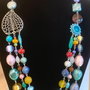 HAPPINESS-murano,agate,rivoli,toho,argint tibetan