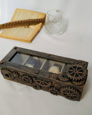 Cutie pentru ceasuri steampunk