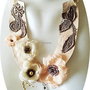 colier floral dantelat diafan