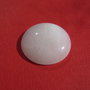 Cabochon rotund mare din jad alb aprox 30x8.5 mm