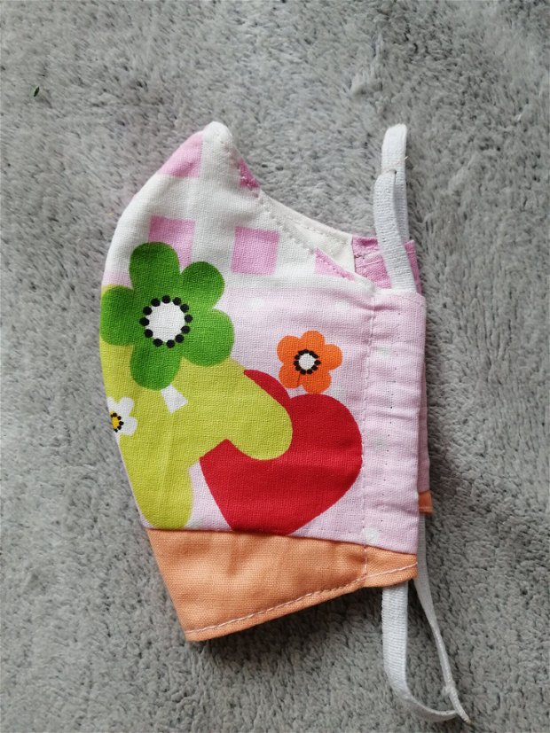 Masca de protectie reutilizabila din bumbac pentru copii