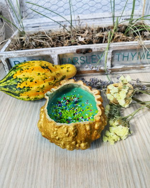 Lumanare in dovleac natural