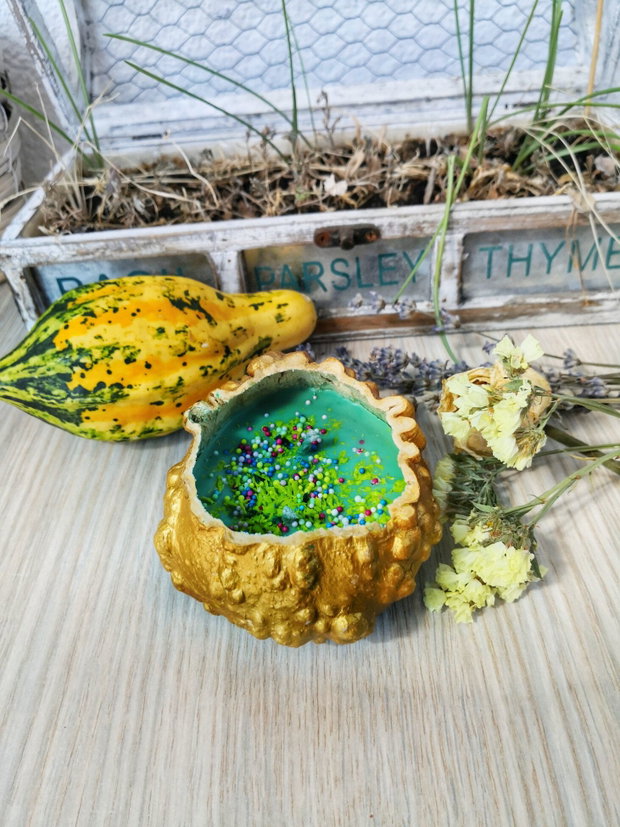 Lumanare in dovleac natural