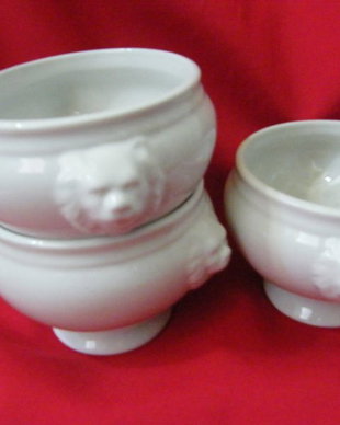 Vintage-Set 3 boluri supa