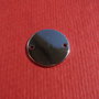 Banut cu 2 gauri din argint .925 rodiat aprox 12 mm