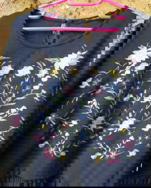 Bluza cu broderie XL