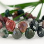 Agate fatetate, 10x12mm (1)