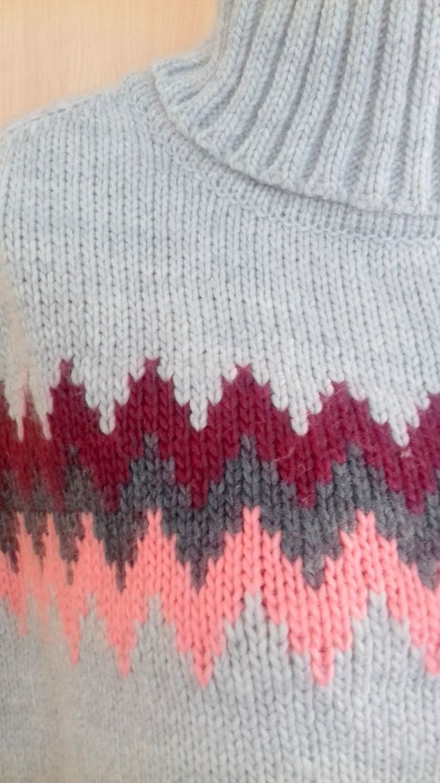 poncho tricotat h&m