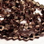 Cristale din sticla, biconice, 4 mm, electroplacate, cupru