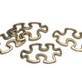 Link metalic, bronz, 38x18 mm