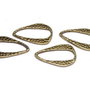 Link metalic, bronz, 27x17 mm
