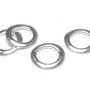 Link metalic, argintiu antichizat, 20x18 mm