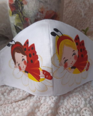 Masca pentru protectie, din bumbac, pentru copii si adulti