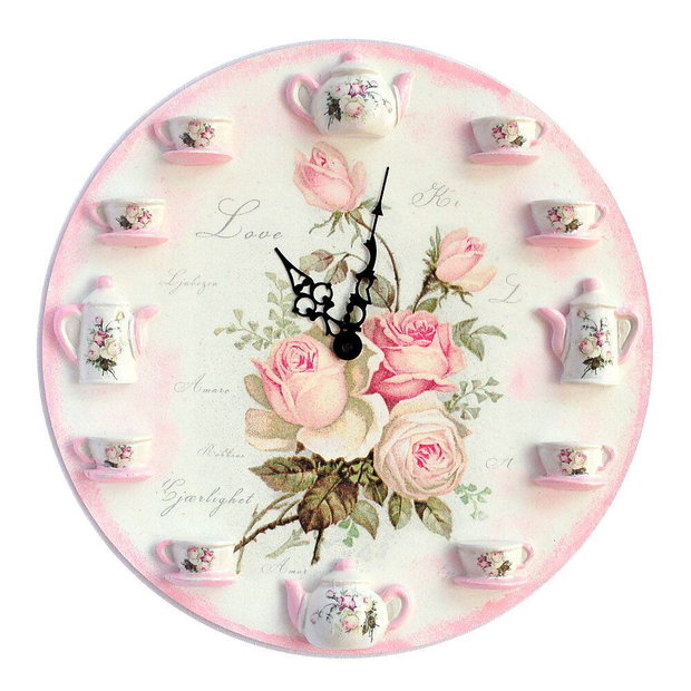 Ceas de perete - romantic roses 0998