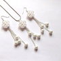 set trandafiri albi 37687