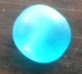 Margele sticla frostep albastru 8 mm