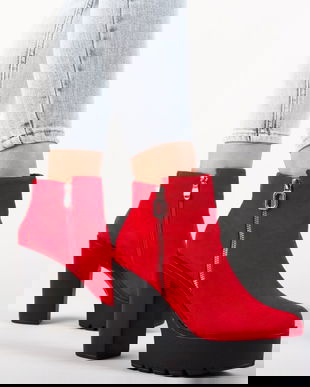 Botine Foreman Rosii