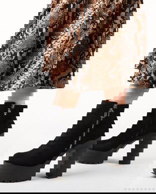 Botine Foreman Negre