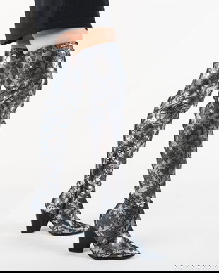 Cizme Aneeka Argintii