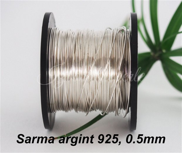 Sarma argint 925, 0.5mm (0.5m)