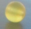 Margele sticla frostep galben 8 mm