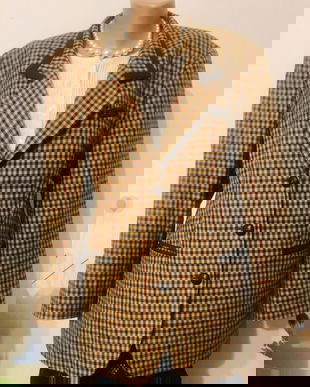 Sacou pepit, stofa lana