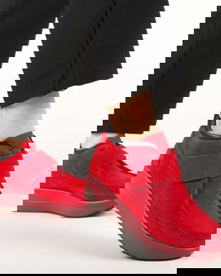 Pantofi Casual Zahraa Rosii