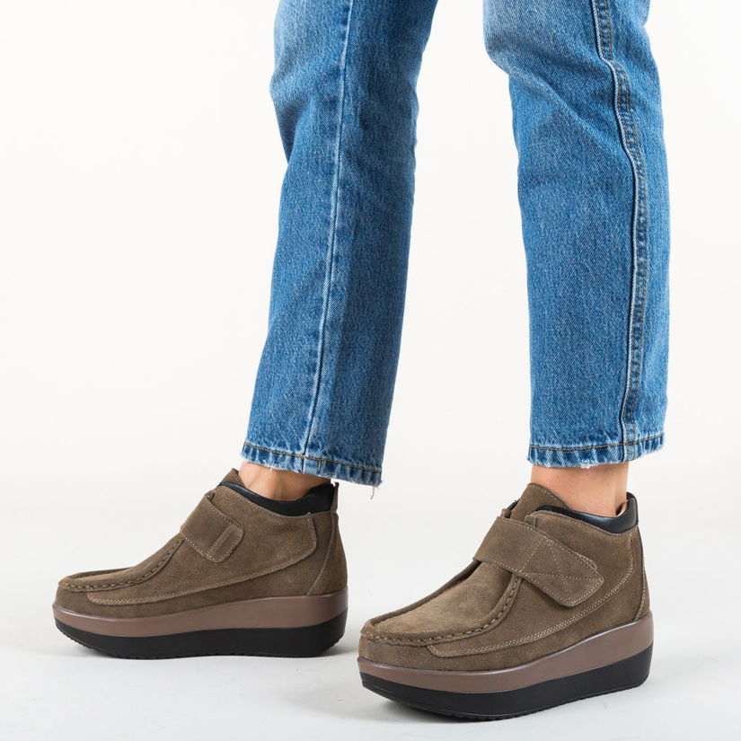 Pantofi Casual Zahraa Khaki