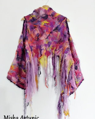 Vandut - Vesta impaslita, colorata, vesela, boho chic