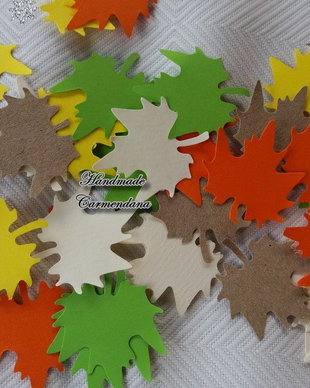 Confetti frunze de toamna