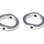 Link metalic, argintiu antichizat, 15x13 mm