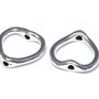 Link metalic, argintiu antichizat, 13.5x14 mm