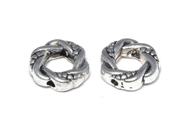 Link metalic, argintiu antichizat, 11 mm
