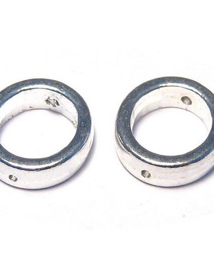 Link metalic, argintiu antichizat, 12 mm
