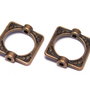 Link metalic, cupru, 16x14 mm