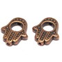 Link metalic, cupru, 15x13 mm