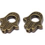 Link metalic, bronz, 15x13 mm