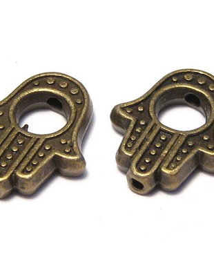 Link metalic, bronz, 15x13 mm