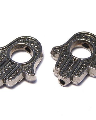 Link metalic, gunmetal, 15x13 mm