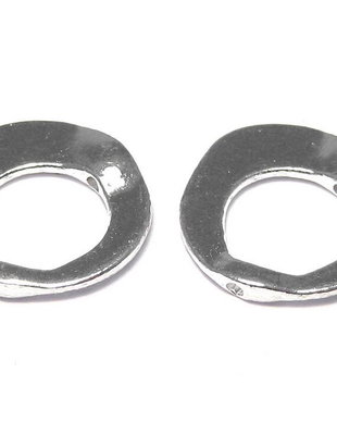 Link metalic, argintiu antichizat, 20.5 mm