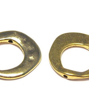 Link metalic, auriu antichizat, 20.5 mm