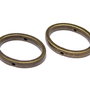 Link metalic, bronz, 19x14.5 mm