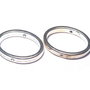 Link metalic, argintiu antichizat, 19x14.5 mm