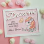 Decoratiune unicorn personalizata cu nume pictata manual