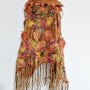 REZERVAT _Vesta impaslita pe organza - Cad frunzele