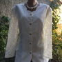 Bluza tip sacou cu dantela